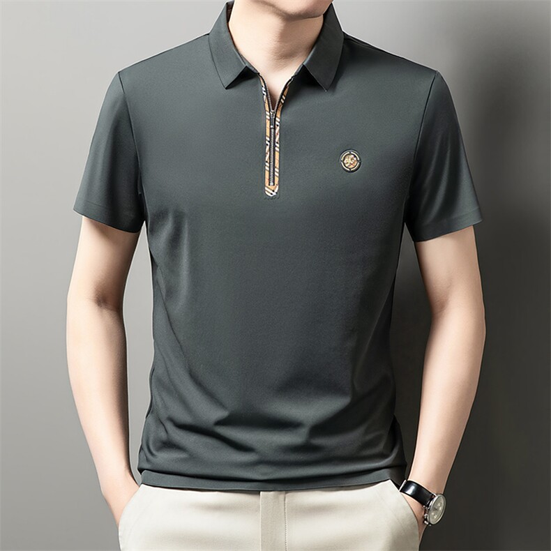 2026夏季休闲时尚Polo衫男短袖夏季青年百搭T恤男上衣QP1817-P65,男装T恤,星座1105-3