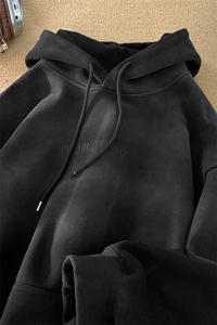 转化好 渐变色卫衣男港风宽松连帽刺绣外套 416B-WY719-P65限88图片