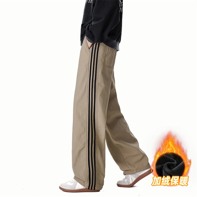 A178-5036A-特P45限价79加绒三防面料秋冬季三条杠裤子,男装休闲裤,电商A178