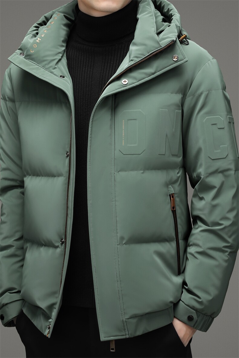 羽绒服男士连帽冬装新款宽松厚款保暖面包服外套SNNYR86R018-P235，男装羽绒服，电商B212（原钱塘6029）