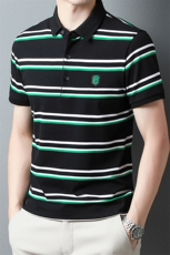 条纹短袖t恤男中青年透气翻领夏季新款商务休闲polo衫PL2313-P73，男装Polo衫，星座1105-3