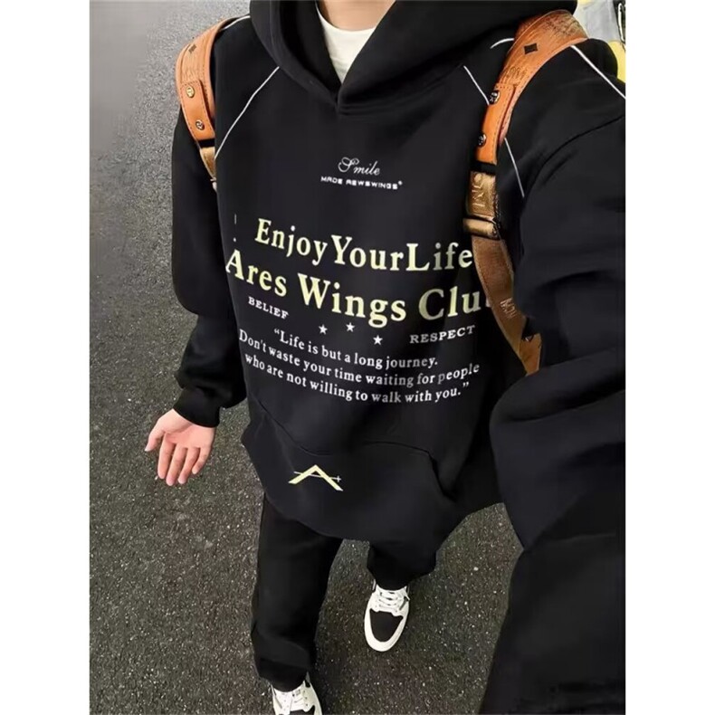 文艺时尚日系原宿气质慵懒ins流行百搭新款连帽卫衣WHT219,男装卫衣,星座1116A（原606A-3）