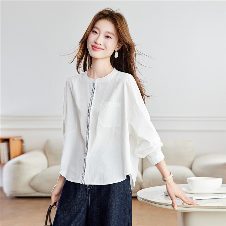 现货！2026春装新款衬衫女,女装衬衫,慕咨