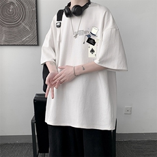 230g重磅纯棉短袖t恤男大码半袖半截袖DX17373-P20，男装T恤，电商A040