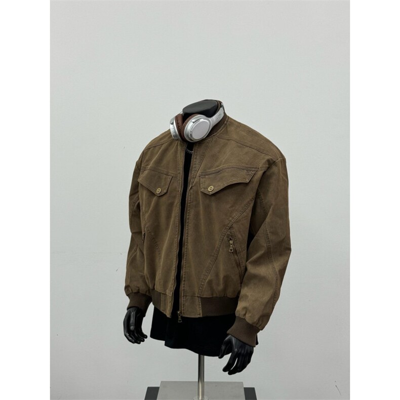 【有货】W207CC-特P85猎装解构棉服男加厚美式工装夹克外套,男装夹克,星座1007（原301D）