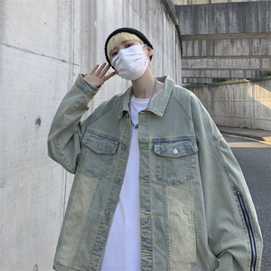 牛仔外套男春季潮牌港风韩版潮流宽松休闲夹克衫JK0271-P68图片