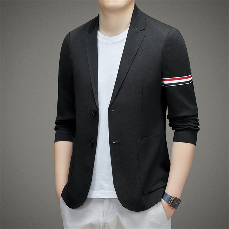 2023春秋男士商务休闲西服男装新款宽松免烫纯色外套ZL88805-P220,男装西服,星座1105-3