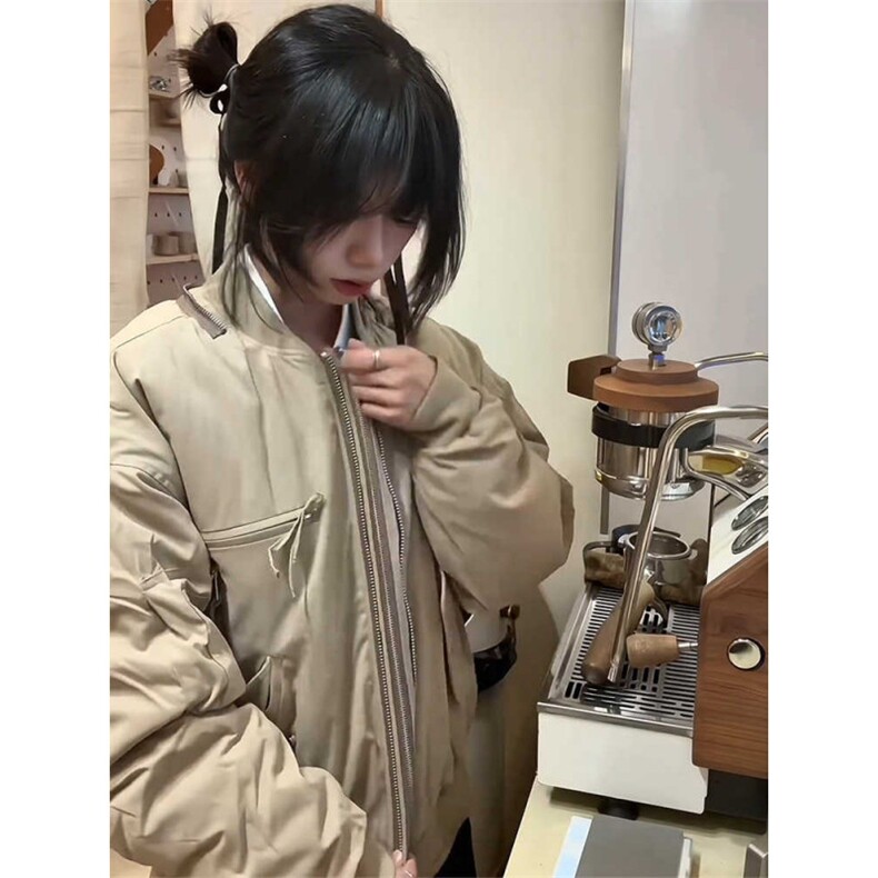 现货！新雪丽cleanfit短款工装棉衣1005-MY018-常规P108 加棉P118图片