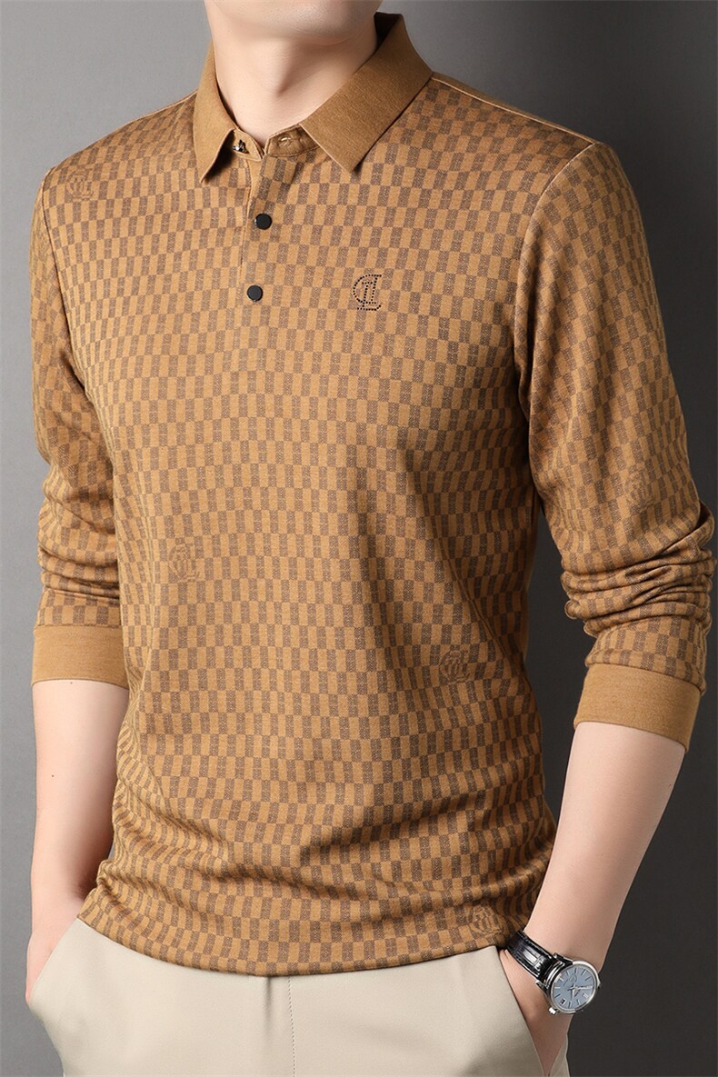 AG88157钱塘2020-3春季新款中年男士时尚休闲长袖T桖高品质P70,男装T恤,钱塘207-3