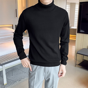 高领毛衣男针织衫秋冬百搭打底衫 MY632-P38图片