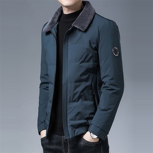 F9617秋冬新款2023年男士休闲羽绒服加厚保暖夹克外套P165图片