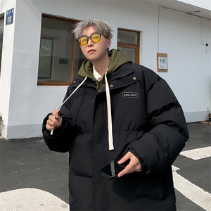 F22-P80 日系cityboy假两件棉服男士冬季美式复古潮牌棉衣外套图片