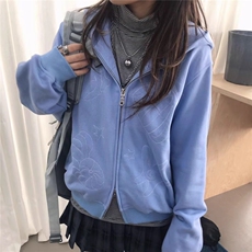 原版做工刺绣后包领【纯棉华棉复合】卫衣女，男装卫衣，星座506A