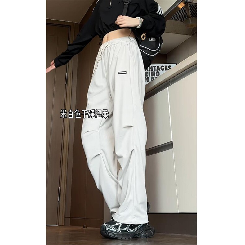 2025秋季新款美式情侣垂感大码休闲裤A017K775P45，男装休闲裤，电商A017