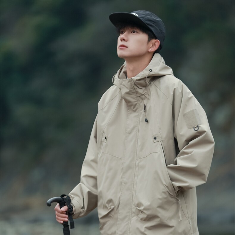 Cityboy情侣时尚连帽冲锋衣外套夹克团体班服,男装夹克,星座301D-5(原星座1415）