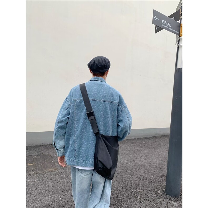 青春流行男夹克文艺潮牛仔外套J3324P80,男装夹克,星座1116-2