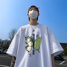 数据超好220克重磅美式潮牌短袖t恤T995-P28直播有280克品质P35，男装T恤，电商A486