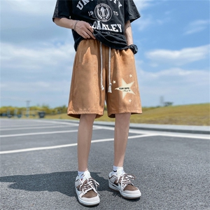 重磅夏季麂皮绒休闲短裤休闲五分裤JDK3145-特p25控48图片