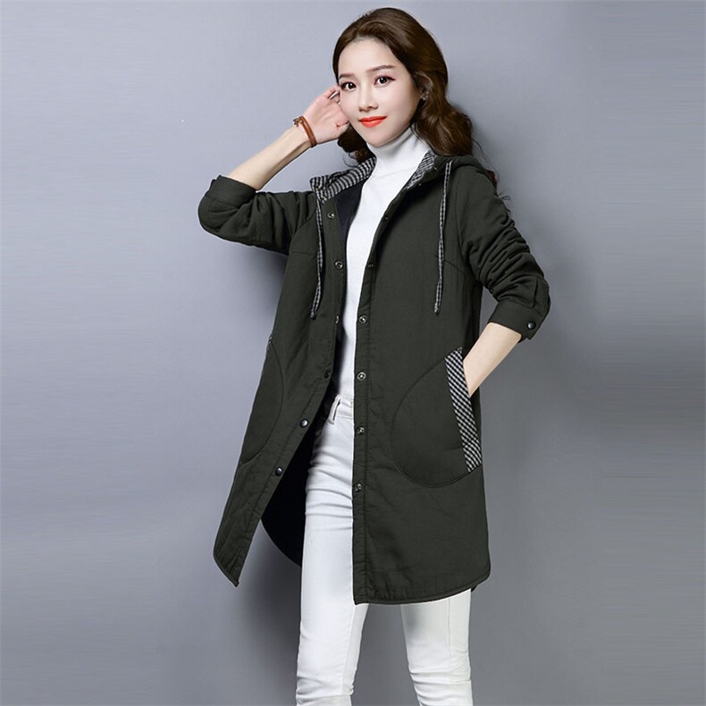 2021秋冬新款棉衣保暖加厚加棉衣外套女中长款519款,女装棉衣/棉服,秋牧寒烟