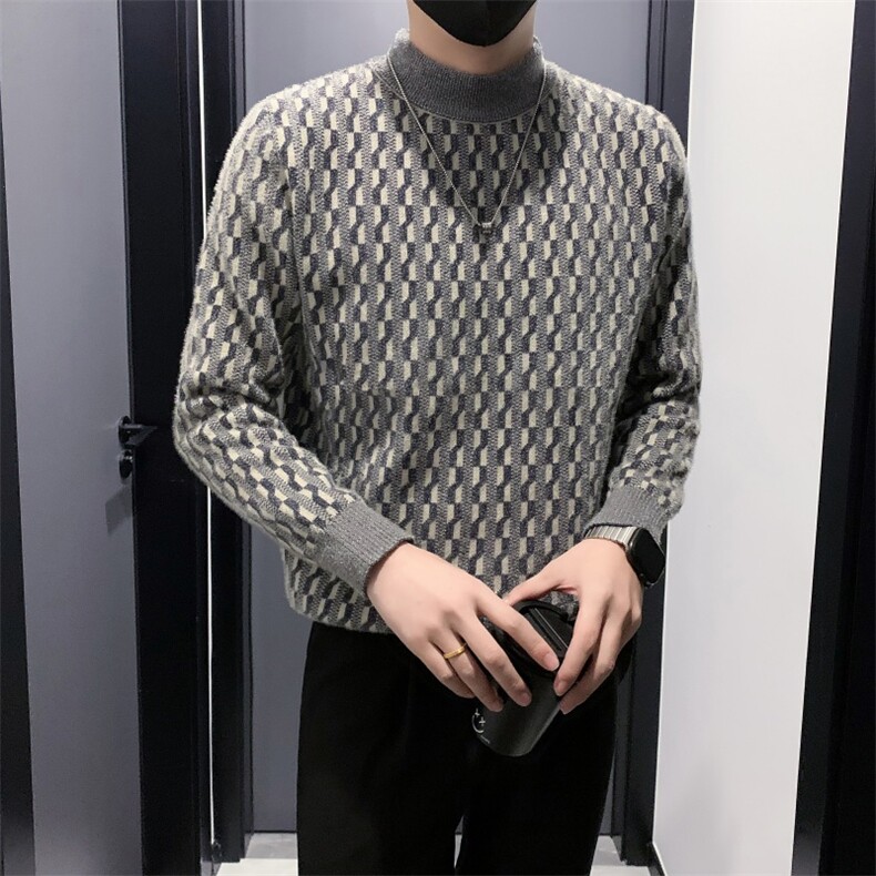 B340M96249p78108无头风店主风加厚毛衣男冬款,男装针织衫/毛衣,电商B340