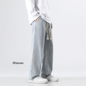 跑量 现货牛仔裤男直筒B342-K7002-P35控58图片