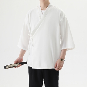 风夏季披风男女情侣宽松日系冰丝防晒服风衣xz815-001p25图片