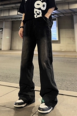秋冬季美式高街牛仔裤男百搭休闲裤G1066/P45，男装牛仔裤，电商D202-1