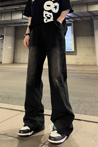 秋冬季美式高街牛仔裤男 百搭休闲裤G1066/P45图片