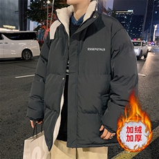 ！2023秋冬新款男士加绒加厚棉衣保暖立领棉服外套MY101特P78，男装棉衣，电商B220