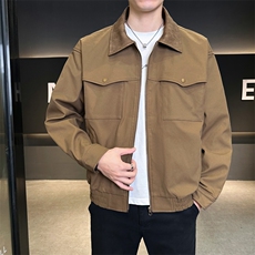 翻领夹克男春季简约宽松潮流百搭上衣服JK266-P73，男装夹克，星座308B-2