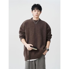 针织衫套头潮流加厚打底衫韩版秋冬男士宽松毛衣MZ1041-P50，男装T恤，星座412-3