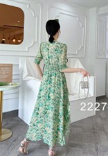 【现货】2022夏季新款韩版碎花雪纺连衣裙，女装连衣裙，珍·洛曼