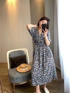 韩版碎花连衣裙，女装连衣裙，MY.counter