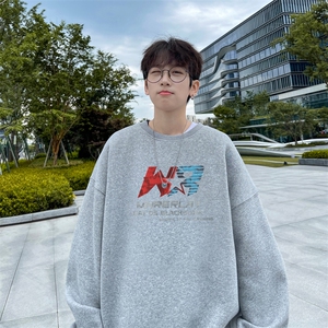 ！ 圆领卫衣男装港风长袖T恤男外套男WY227-特P23图片