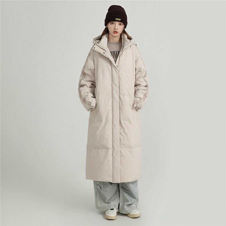 羽绒服冬季新款中长款情侣韩版连帽羽绒服外套Y918/P190,男装羽绒服,星座202