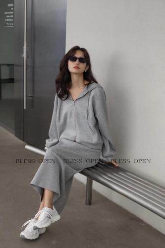 秋季新款卫衣套装，女装卫衣/绒衫，BLESS OPEN