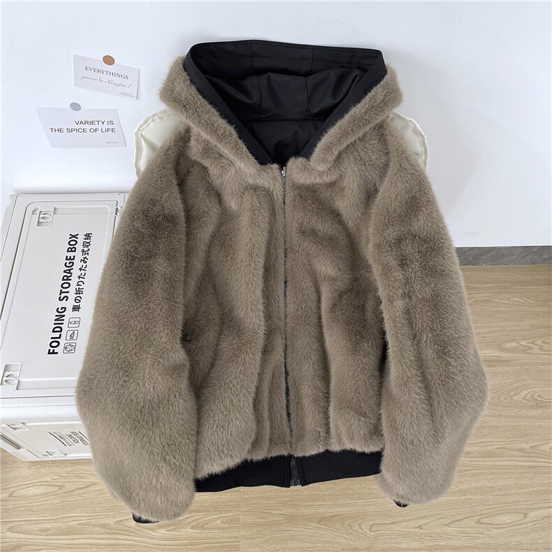 双面穿派克服冬装新款棉服男女座山雕慵懒感加厚外套HY3177-p105,男装棉衣,星座1008