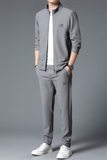 S3093-2钱塘2020-2中青年男士春秋薄款时尚休闲简约百搭卫衣P175，男装休闲套装，钱塘207-2