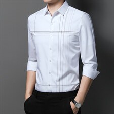 C2232钱塘2020-2欧货品质长期款竹纤维精品男士数据好长袖衬衫P59，男装衬衫，钱塘207-2