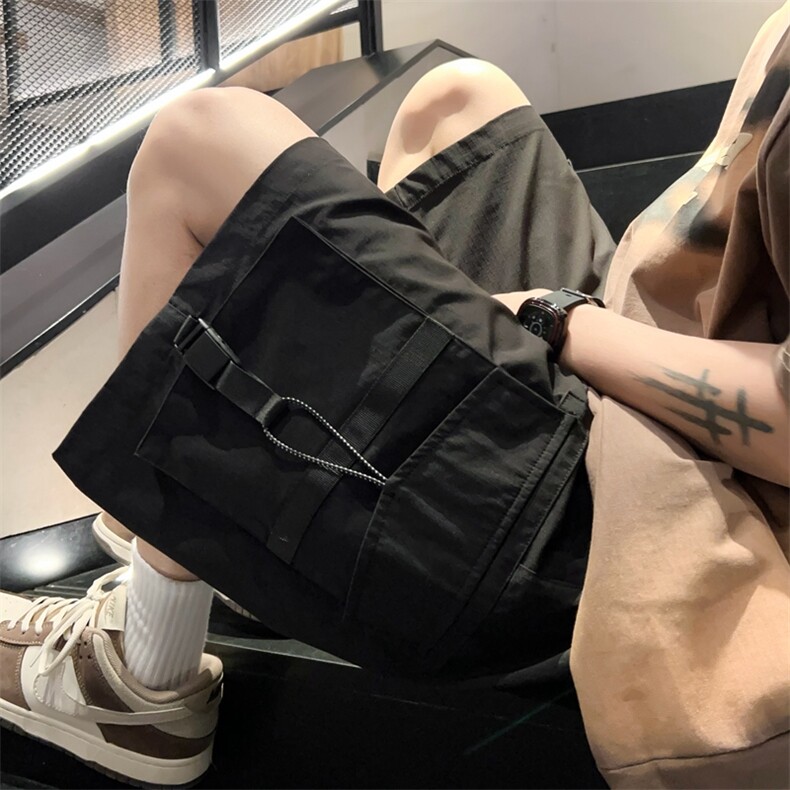 高品夏季工装短裤男纯色宽松大码运动五分裤DSA157B-D613-特P37,男装牛仔裤,电商A157B