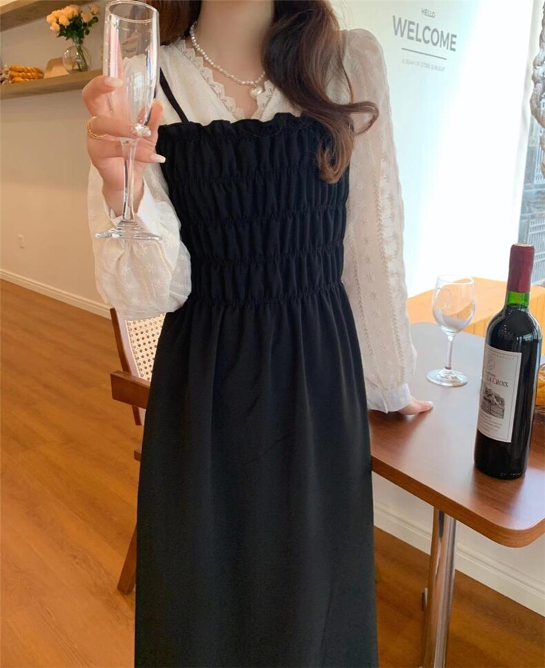 〈现货〉春季新款连衣裙韩版，女装连衣裙，MAN YU 蔓羽