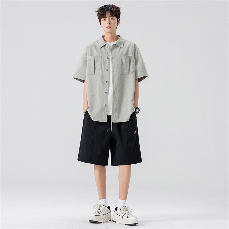 32505-P66大码控108大码夏季男士休闲套装,男装休闲套装,星座209