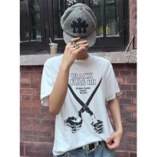 夏季新款美式短袖T恤男潮流运动宽松休闲打底衫上衣TC1439，男装T恤，星座1116A（原606A-3）