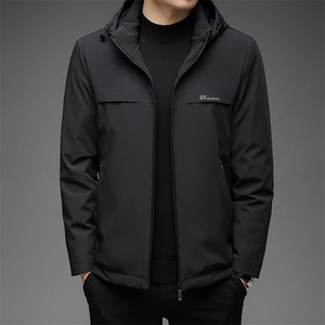 羽绒服冬男休闲脱卸帽中年男2023冬装外套爸爸装GSNAY-K01-P225图片