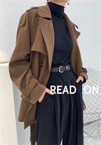 秋季短风衣，女装风衣，阅上