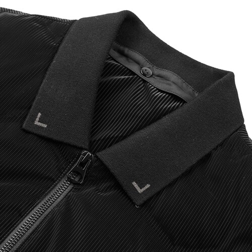 冬季新款中年男士白鸭绒立领短羽绒服爸爸冬装外套YL5909-P280图片