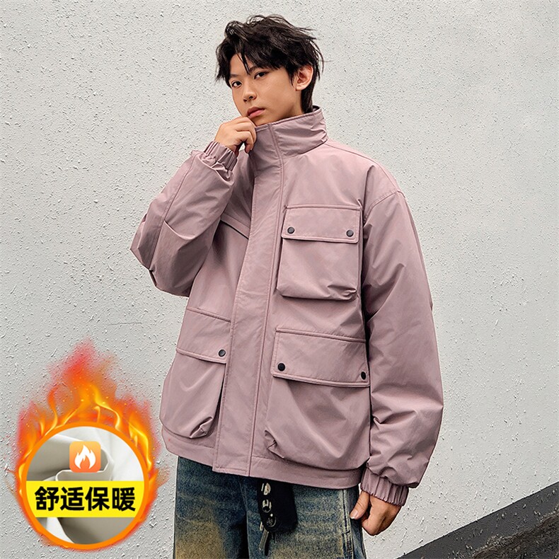 美式新款秋冬多口袋户外机能休闲棉衣外套A436-W990-P95138,男装棉衣,电商A436