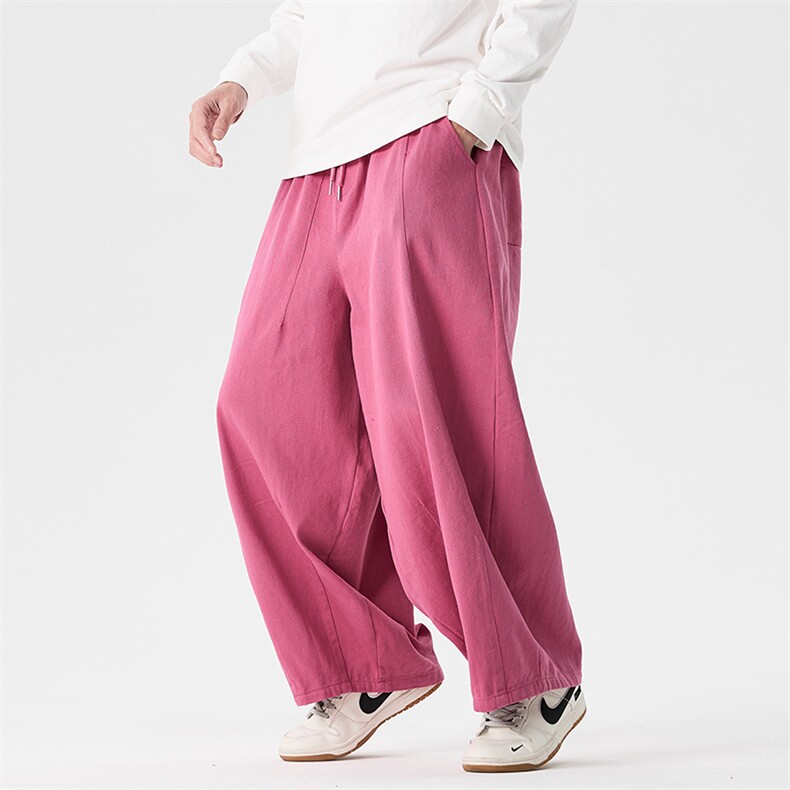 秋装大码日系阔腿工装裤特宽休闲哈伦休闲直筒裤中性潮k280/p70，男装工装外套，钱塘713
