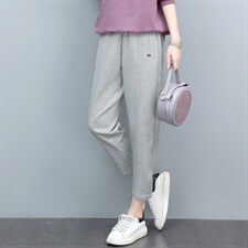 2022春季新款女装休闲裤舒适百搭显瘦长裤，女装休闲裤，悦见她
