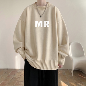 半高领毛衣男士大码针织衫男毛线衣男 M18253-P45 加绒款-P65图片